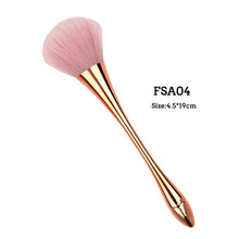 Nail dust brush set 6 styles professional makeup kabuki powder kit