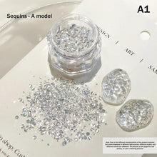 nail art glitter – mermaid sparkle holographic laser sequin flakes