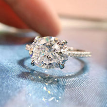 Oval Pigeon Egg Cube Zirconia Ring