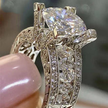 Oval Pigeon Egg Cube Zirconia Ring