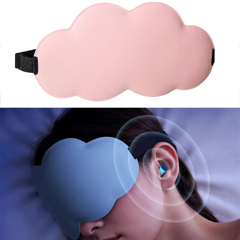 3D Sleeping Mask Memory Foam Block Out Light Eye Shade Blindfold For Tiredness Relief Night Sleeping Aid Face Mask Eyepatch