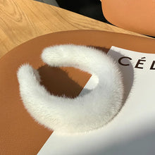 2026 Hot Sale Women Luxury winter 100% Real Mink Fur Headbands High Quality Real Fur Hair Band Lady Fashion Hair Hoop Furry Gift