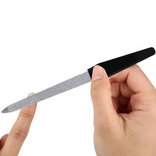 Metal nail file double sided professional manicure pedicure tool