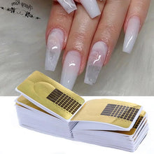 nail forms for extension – UV gel building stencil French tips