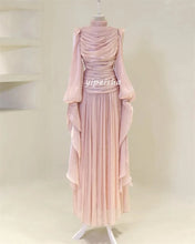 Customized pleated A-line dress back view