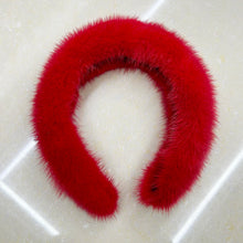 2026 Hot Sale Women Luxury winter 100% Real Mink Fur Headbands High Quality Real Fur Hair Band Lady Fashion Hair Hoop Furry Gift