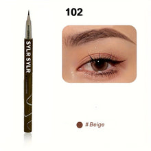 Liquid eyebrow pencil easy application suitable for beginners.