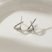 Gold cross stud earrings perfect gift for women and girls.