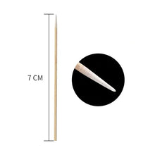 nail cotton swab sticks – 100pcs wood bud tip polish remover tool