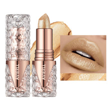 Pearl lipstick applied on model for a stunning lip look.
