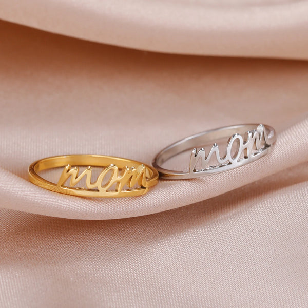 Plated Glossy MAMA Rings