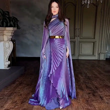 Batwing Sleeve Split Dresses