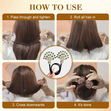 Elegant Peacock Shape Hair Bun Maker Twist Easy Fast Snap Headwear Hair Twister Roll Hair Tool Hairstyle Twist Women