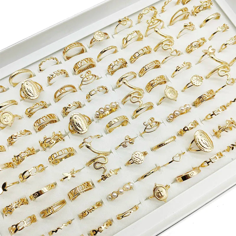 Gold Color Finger Rings