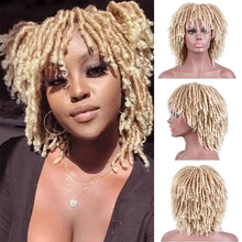 Afro curly braided wig for black women available in multiple lengths.