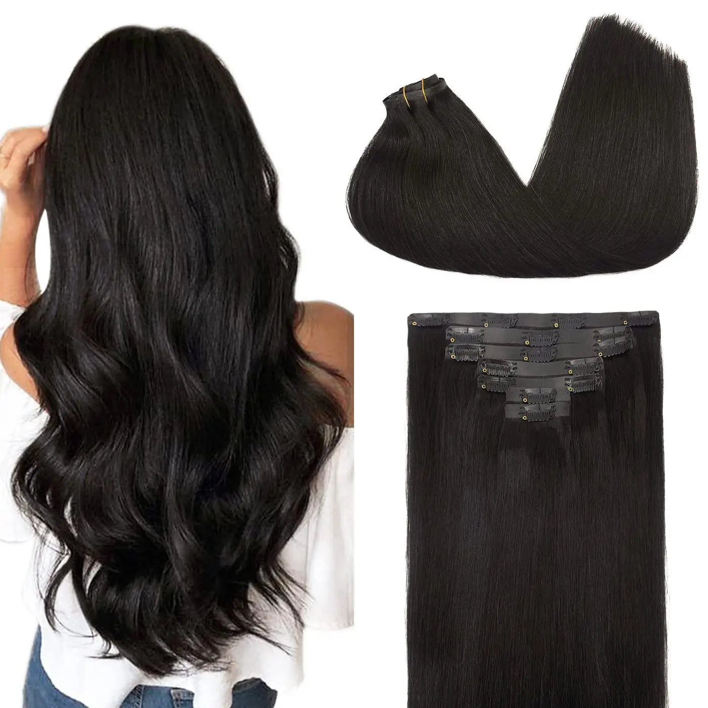 Clip Up Hair Extensions Human Hair Invisible Balayage Ombre Blonde Color Skin Weft Remy Hair Extensions 150G With Clip