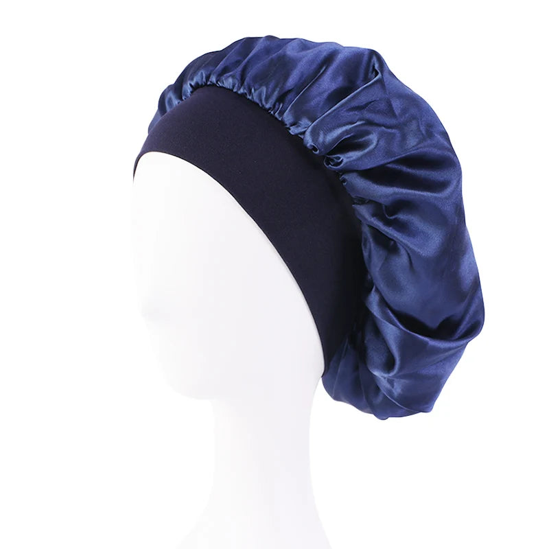 Satin Wide Brim Nightcap