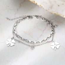 Stainless Steel Bracelets Clovers