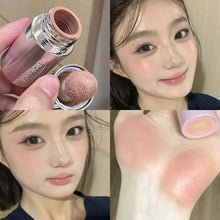 Liquid blush cream showing lightweight buildable formula texture.