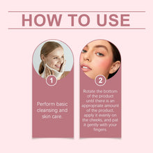 Liquid blush cream long-lasting finish suitable for all skin tones.
