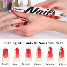 Professional nail file set 100/180 grit emery board for manicure