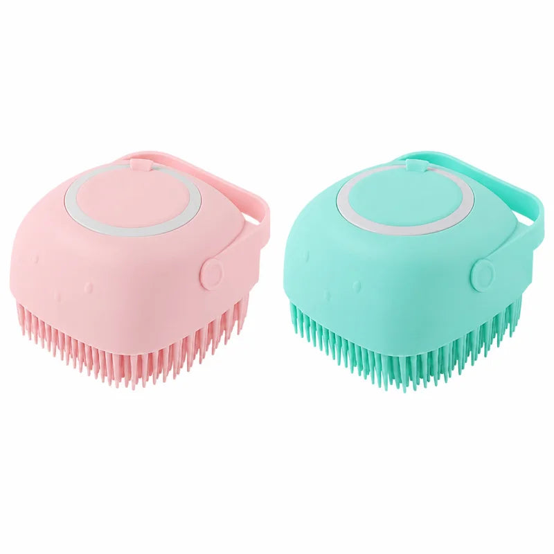 Silicone Shampoo Bath Brush Massage Comb