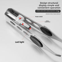 Steel Button Cell Smart Design Eyebrow Hair Remove Tweezer