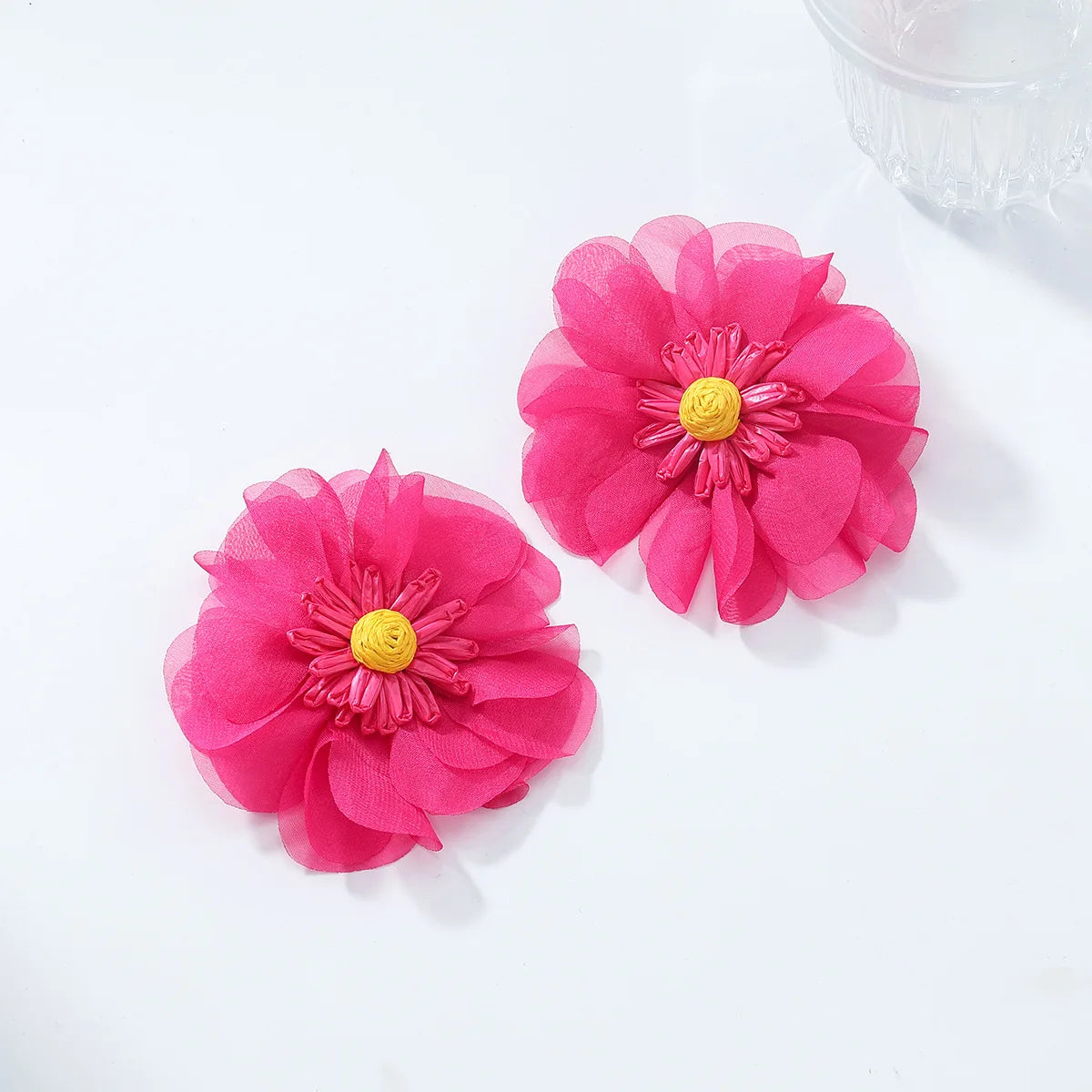Exaggerated Flower Three Dimensional Earrings