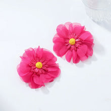 Exaggerated Flower Three Dimensional Earrings