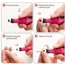 Professional USB Electric Nail Drill Polish File Kit with UV LED Nail Lamp Gel Manicure Dryer Lamp Acrylic Starter Set