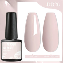 Missii Color Gel polish bottle with a pink nail and 'DB26' text on a light pink background