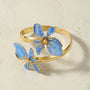 Vibrant Enamel Flower Cuff Bracelets