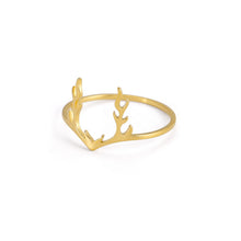 Deer Antler Shape Ring