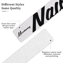 Professional nail file set 100/180 grit emery board for manicure