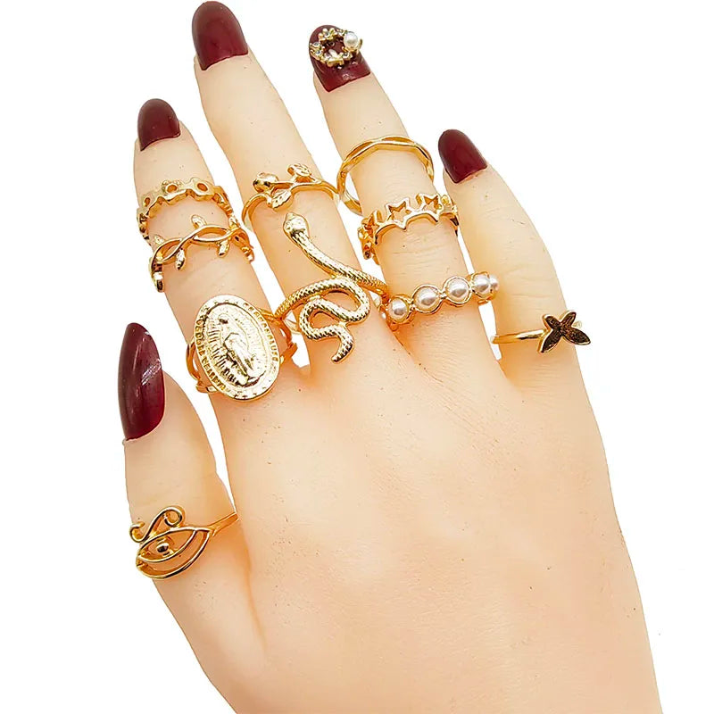 Gold Color Finger Rings