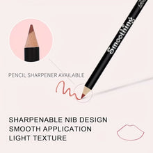 Waterproof matte lip liner close-up showing smooth creamy texture.