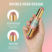 Headed Bronzer Blush for Cheeks/ Eyes Lips