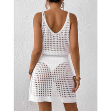 White Sleeveless V-Neck Women Dress
