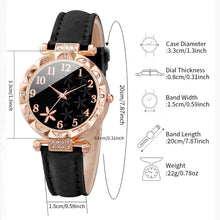 Rhinestone Heart Watch & Bracelet