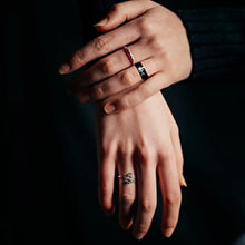 Simple Trend Funny Finger Stickman Ring Hip Hop Doodle Rings For Man Couple Party New Gifts Jewelry