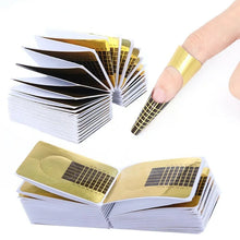 nail forms for extension – UV gel building stencil French tips