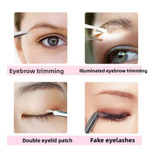 Steel Button Cell Smart Design Eyebrow Hair Remove Tweezer