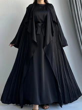 2 Piece Set Lace-up Ramadan Dress