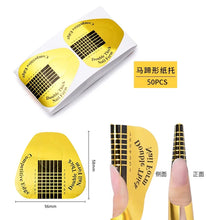 nail forms for extension – UV gel building stencil French tips