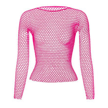 Women Tanks Long Sleeve Tops Hollow Out Fishnet Sexy Lingerie Night Dress Bodystocking