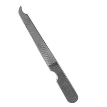 nail file and buffer – 3pcs stainless steel manicure tool set 92mm
