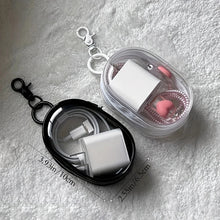 clear zipper storage pouch – mini PVC transparent keychain jewellery bag
