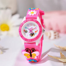 girls quartz wristwatch – butterfly digital casual sports kids watch
