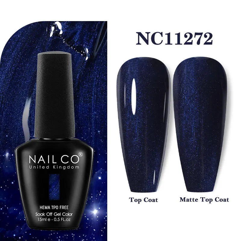 NAILCO 15ml HEMA-free TPO-free Topcoat Basecoat Artistic Design Gel Nail Polish Top Base Coat UV LED Soak Off Gel Nail Polish