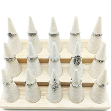 30pcs/Lot Mix Style Pearl Silver Color Finger Rings